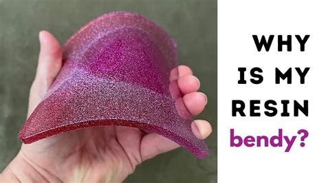 Why is epoxy resin bendy?