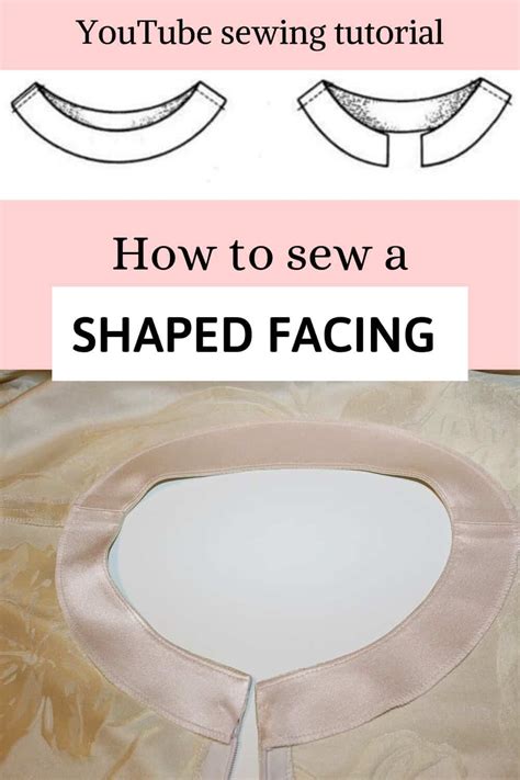 Why is facing used in sewing?