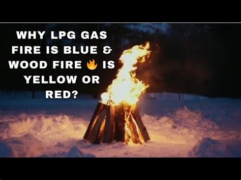 Why is firewood yellow and LPG blue?