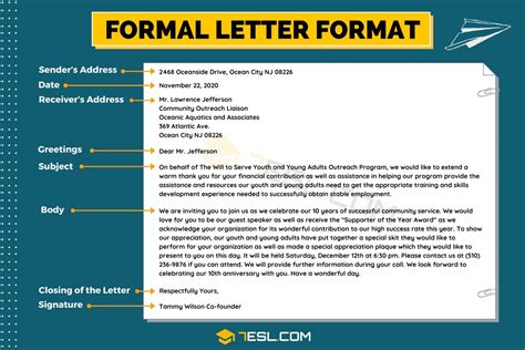 Why is formal letter official?