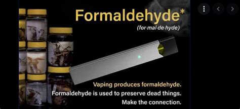 Why is formaldehyde in vape juice?