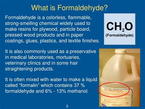 Why is formaldehyde not safe?