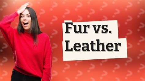 Why is fur bad but leather ok?
