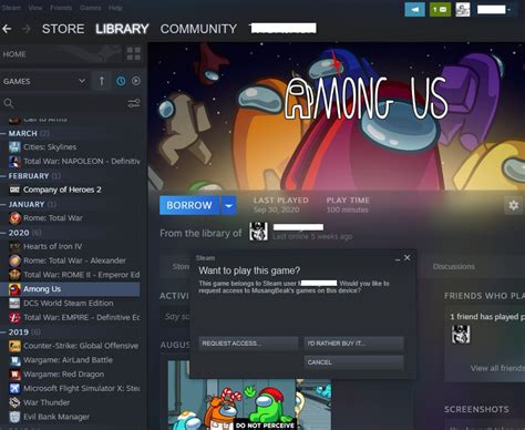 Why is game sharing not working on Steam?