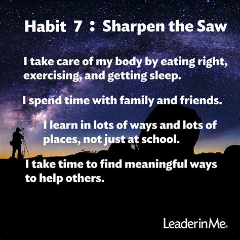 Why is habit 7 important?