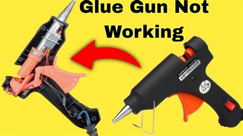 Why is hot glue gun not working?