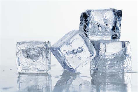 Why is hot water better for ice cubes?