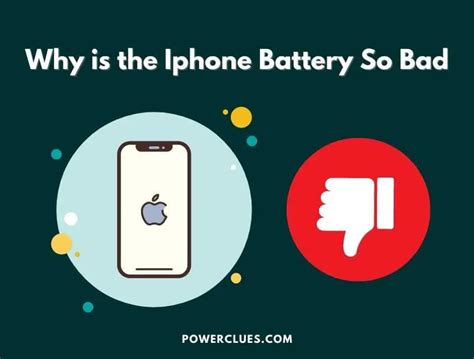 Why is iPhone battery so bad?