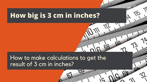 Why is inches better than cm?