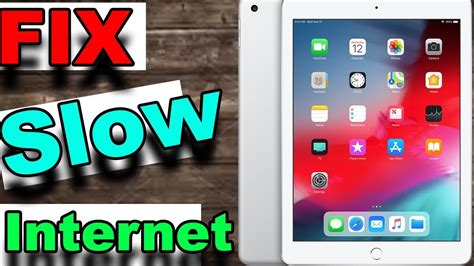 Why is internet so slow on iPad?