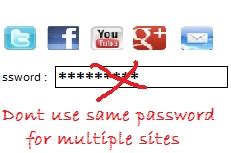 Why is it OK or not OK to use the same password for multiple sites?