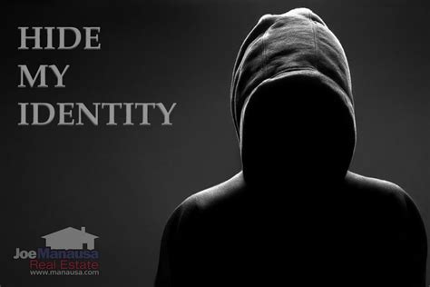 Why is it bad to hide your identity?