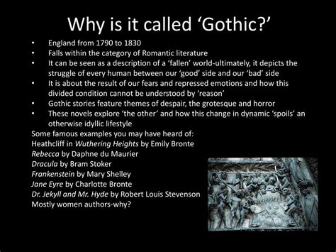 Why is it called Gothic literature?