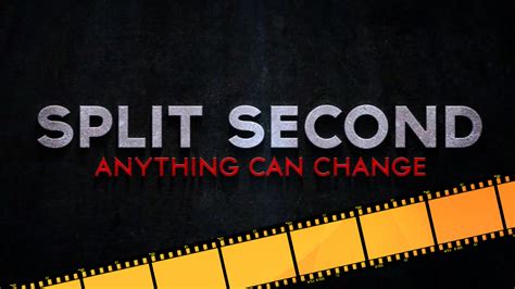 Why is it called split second?