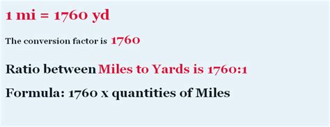 Why is it difficult to convert miles to yards?