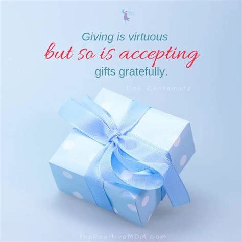 Why is it hard for me to accept gifts?