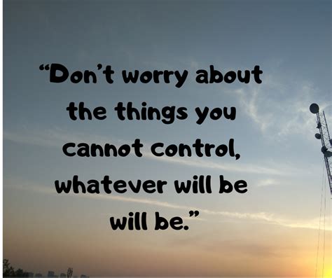 Why is it important to not worry?