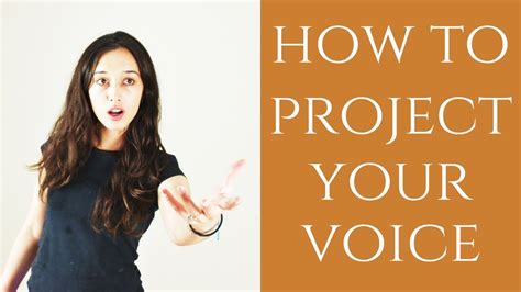 Why is it important to project your voice in drama?