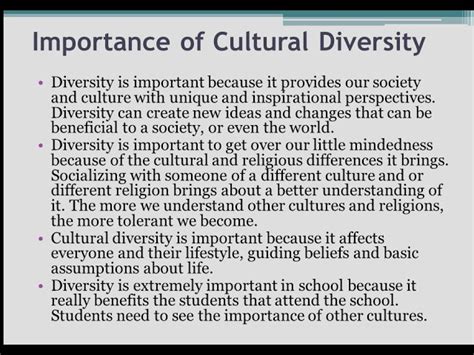 Why is it important to understand cultural diversity?