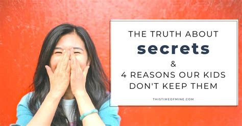 Why is it not good to keep secrets?