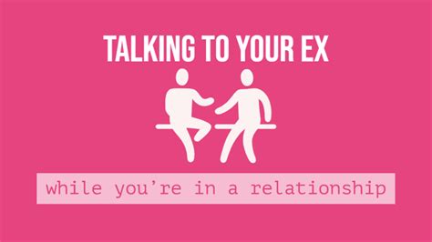Why is it not healthy to talk to an ex?