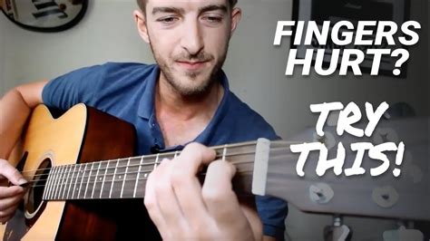 Why is it so hard for my fingers to play guitar?