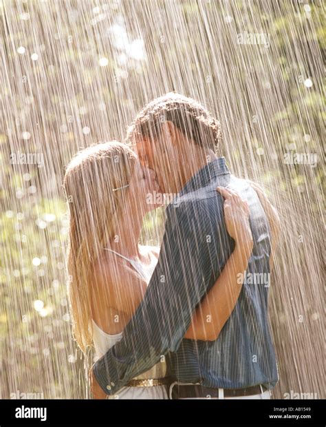 Why is kissing in the rain romantic?