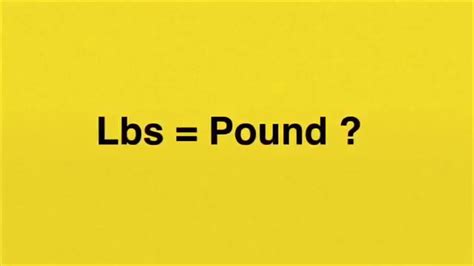 Why is lb short for pound?