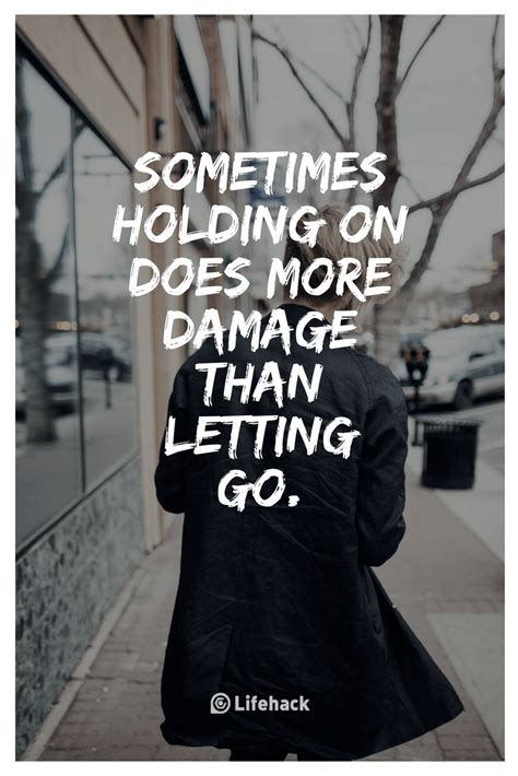 Why is letting go so hard?