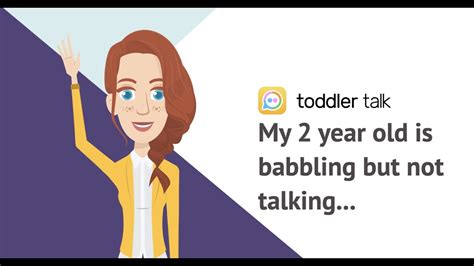 Why is my 2 year old not talking but babbling?