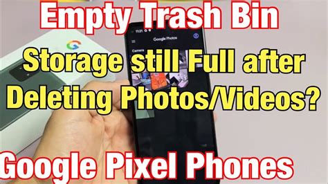 Why is my Android storage still full after deleting photos?
