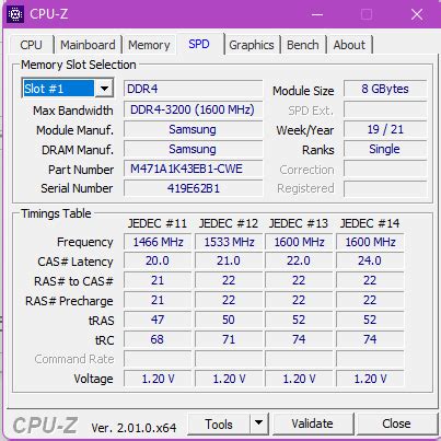 Why is my DDR4 3200 running at 1600 MHz?