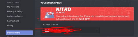 Why is my Discord Nitro pending cancellation?