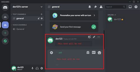 Why is my Discord text red?