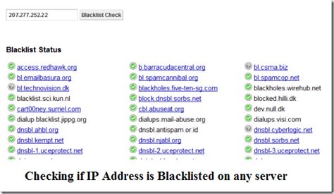 Why is my IP blacklisted?