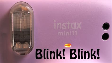 Why is my Instax Mini blinking and not working?