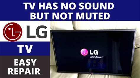Why is my LG TV black but has sound?