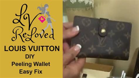 Why is my LV wallet peeling?