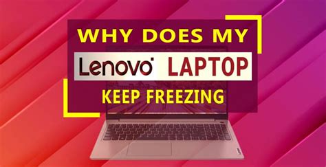 Why is my Lenovo frozen?