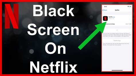 Why is my Netflix just showing a black screen?