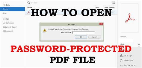 Why is my PDF password locked?