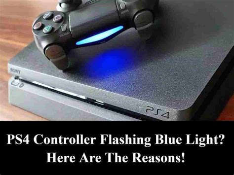 Why is my PS controller blinking blue?