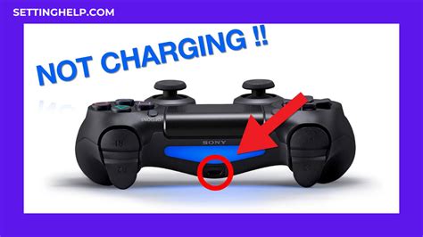 Why is my PS4 controller blinking orange but not charging?