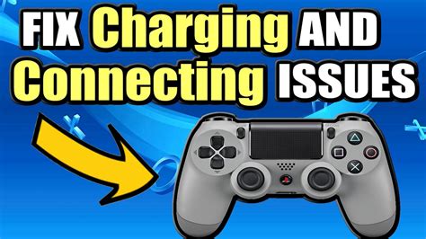 Why is my PS4 controller charging but not connecting?