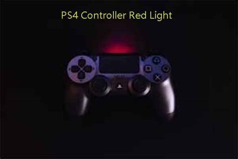 Why is my PS4 controller red when charging?