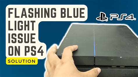 Why is my PS4 just flashing blue?