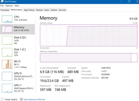 Why is my RAM always above 50%?