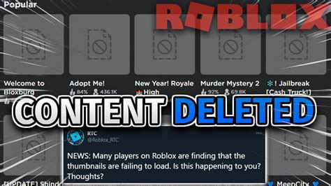 Why is my Roblox game content deleted?