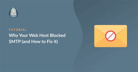 Why is my SMTP blocked?