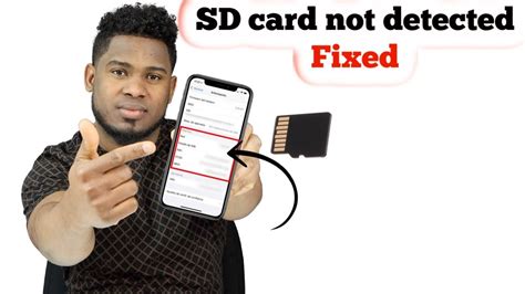 Why is my Samsung not reading my SD card?